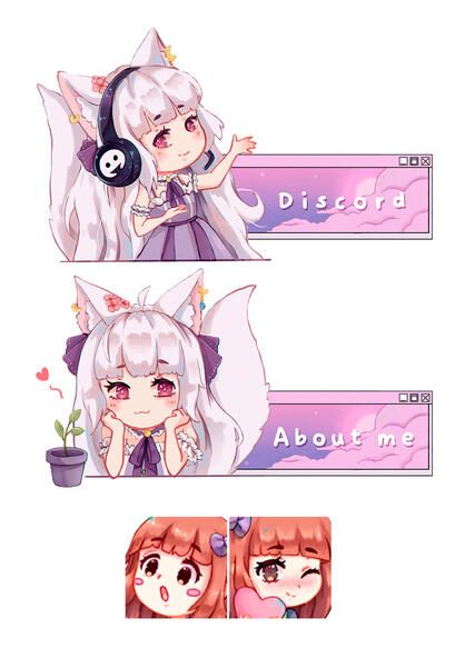 ♥ EMOTES: 30€ || TWITCH BANNERS: 60€